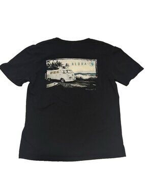 T&C Town and Country Surf Designs Hawaii Volkswagen Van Surf T Shirt Large